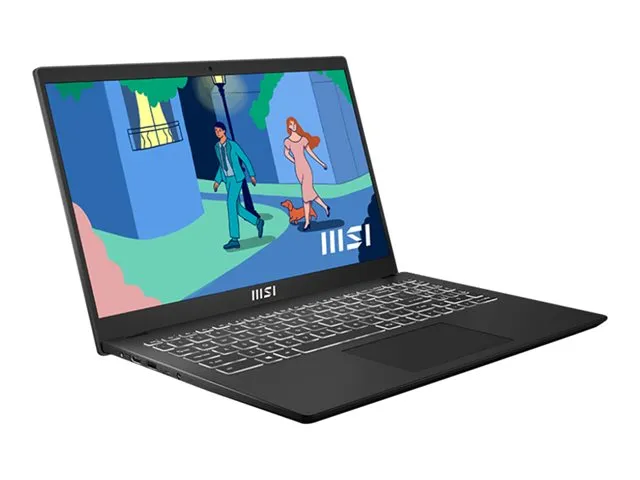 MSI 15.6&quot; Modern 15. Intel Core i7-1255U, 16GB Ram, 512GB SSD, Windows 11 Home - notebook