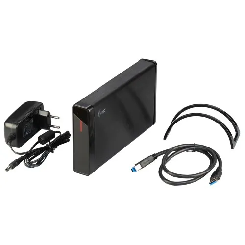 I-TEC USB 3.0 CASE HDD SSD ALU EXT 3.5IN SATA I II III BLACK