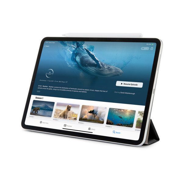 Pipetto iPad Pro 13 (2024) Origami No4 - folio case, black