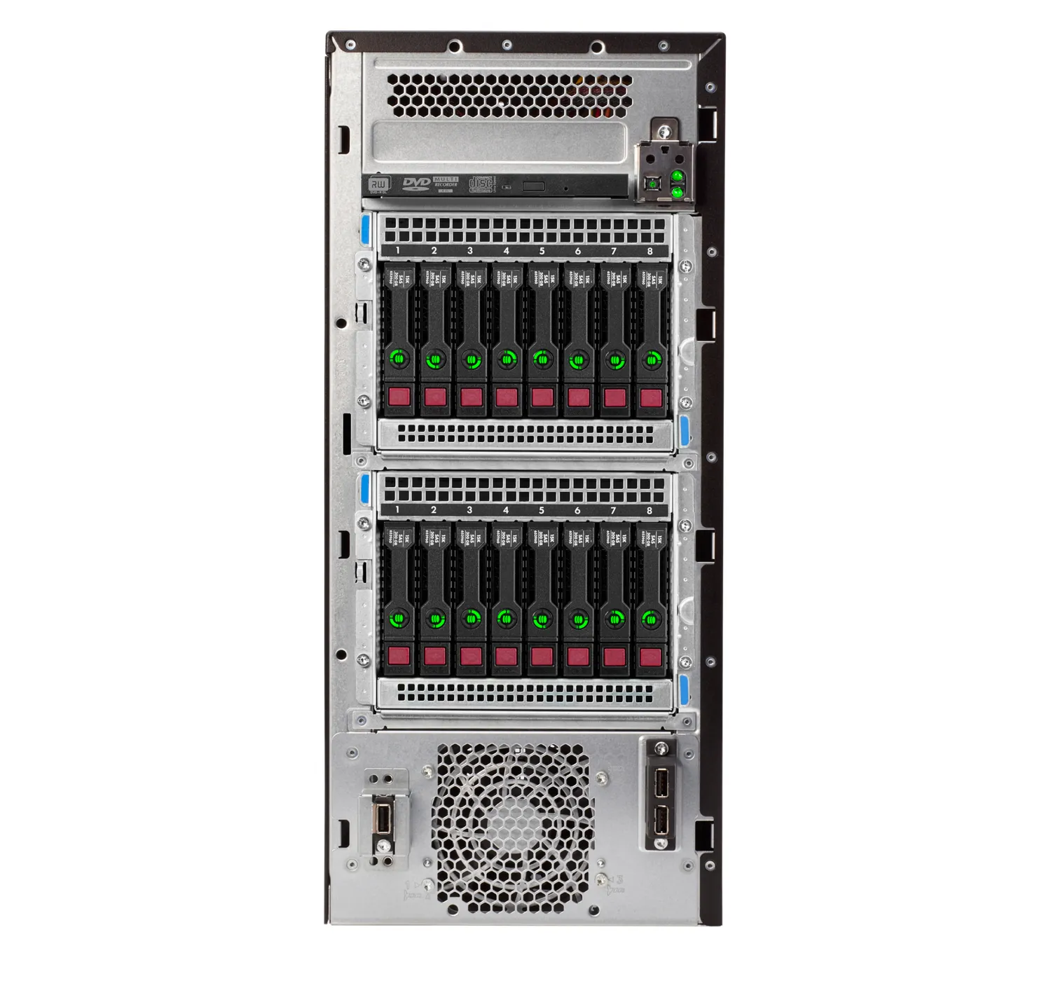 HPE ProLiant ML110 Gen10 Performance - Palvelin - torni - 4.5U - 1-tie - 1 x Xeon Silver 4210R / 2.4 GHz - RAM 16 Gt - SAS - pikavaihto 2.5" lokero(a) - ei kiin