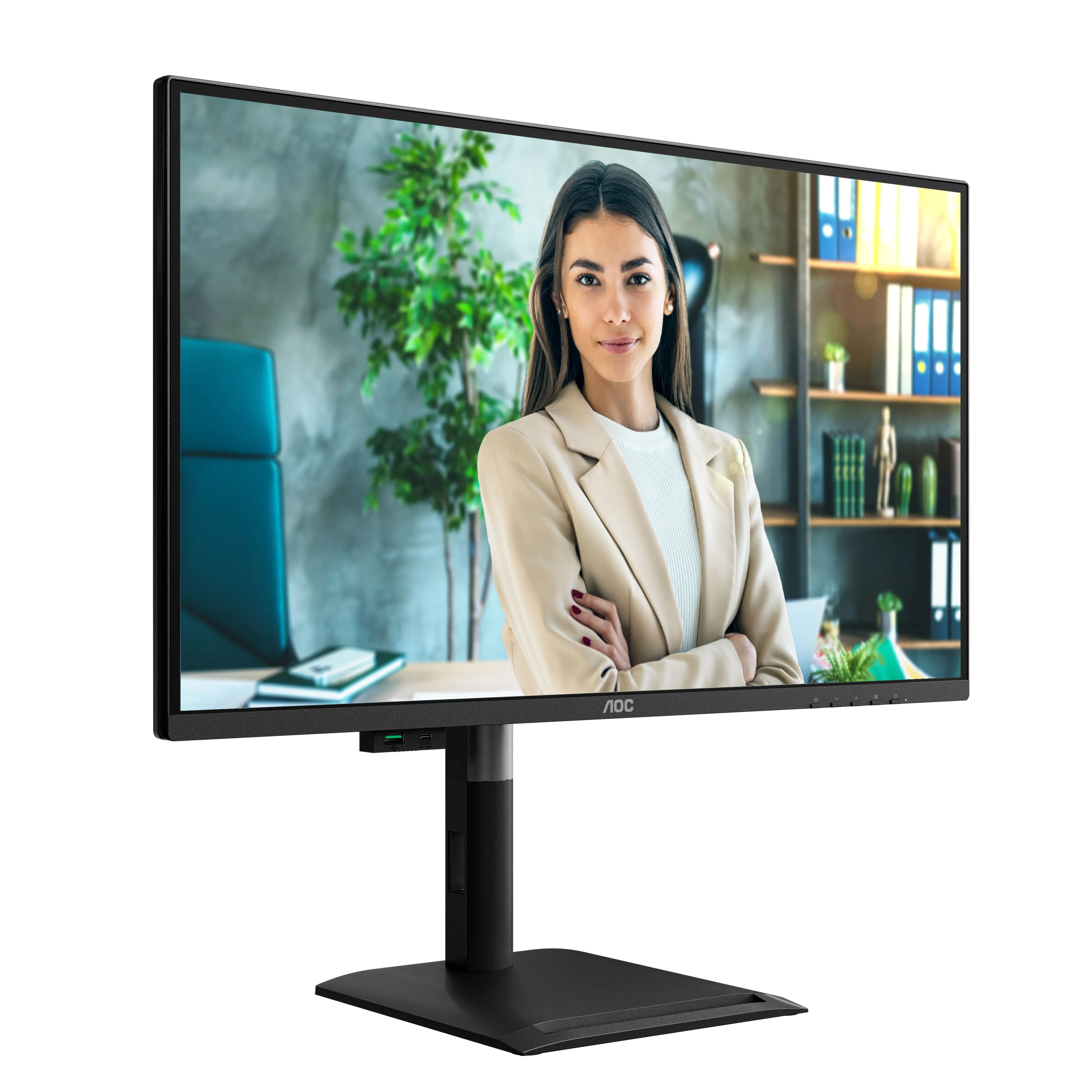 AOC Q27P4CV 27" QHD, IPS Monitor with USB-C hub