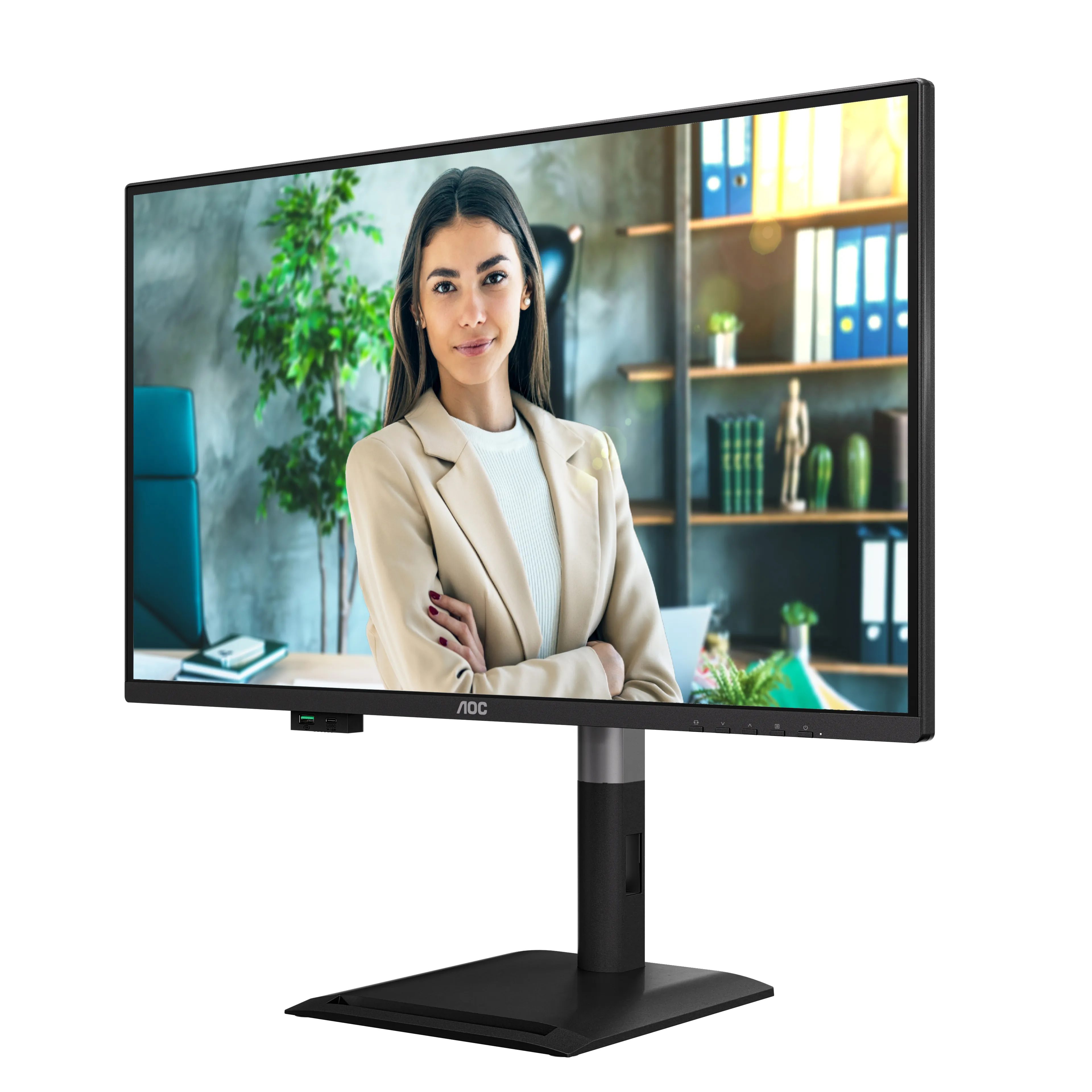 AOC Q27P4CV 27" QHD, IPS Monitor with USB-C hub