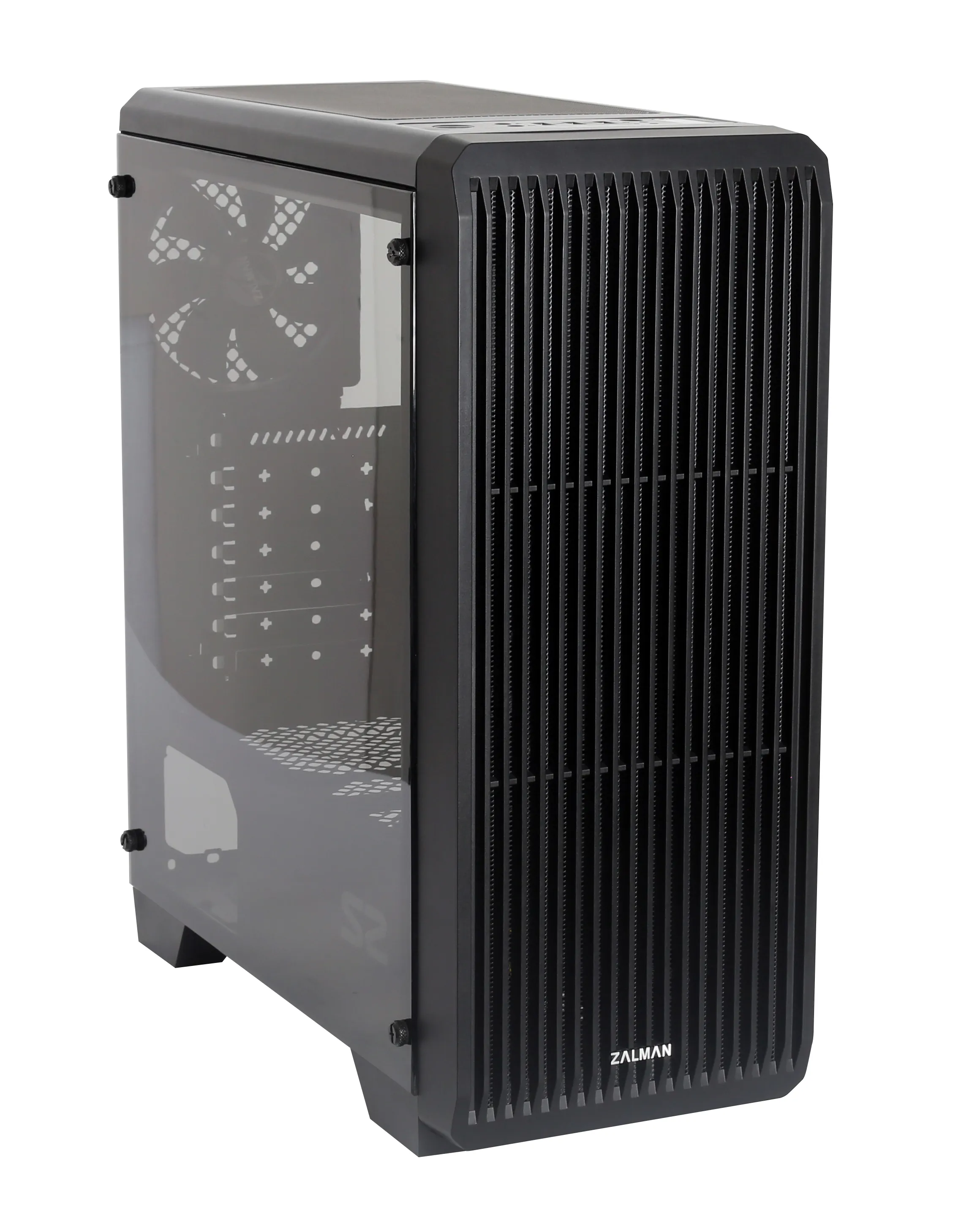 Zalman S2 Midi-Tower Case with window, Black