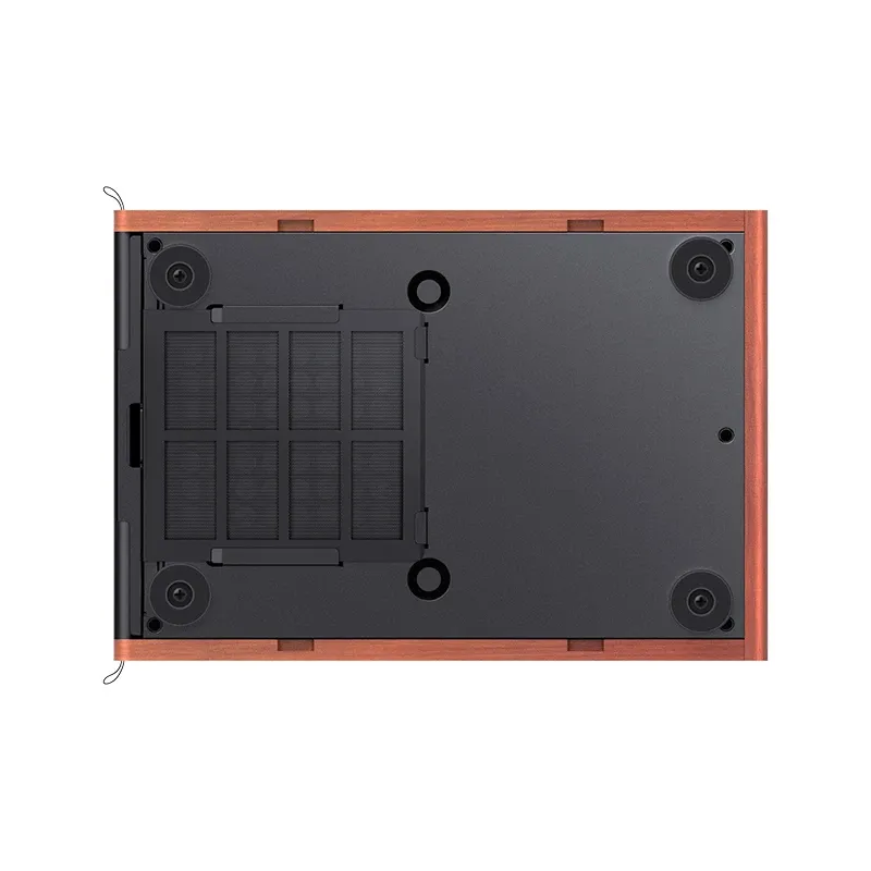 Jonsbo T7 -miditornikotelo ikkunalla, musta