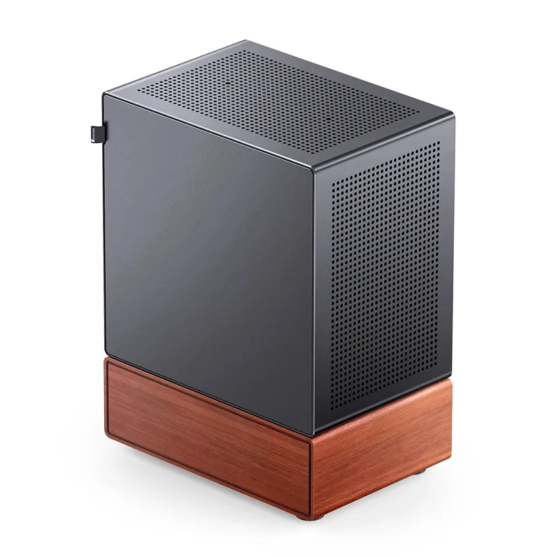 Jonsbo T7 -miditornikotelo ikkunalla, musta