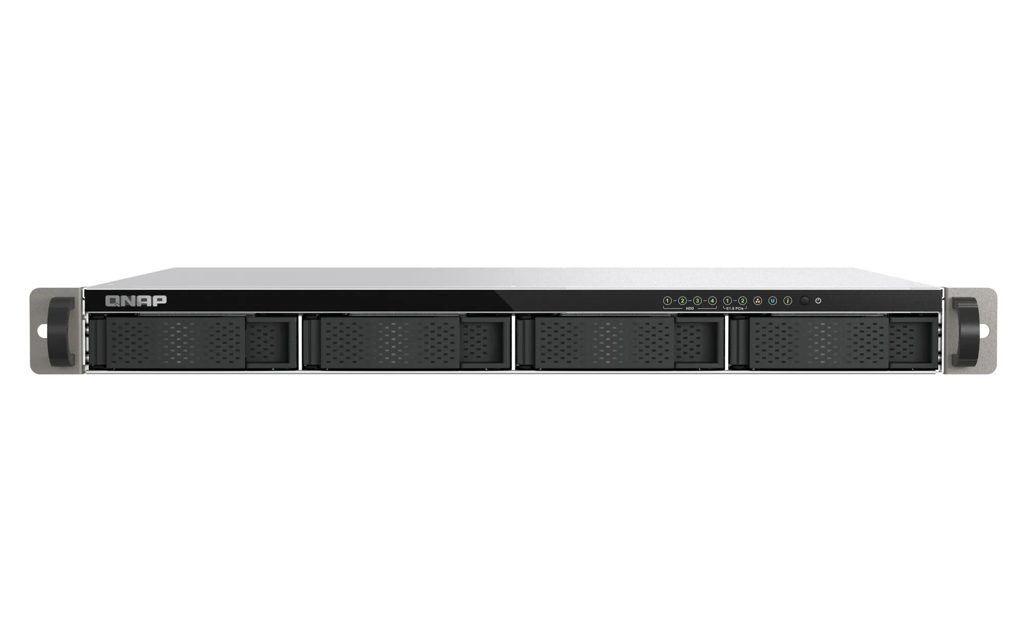 QNAP TS-H665U-RP-8G - Rackmonterad NAS-server, Svart