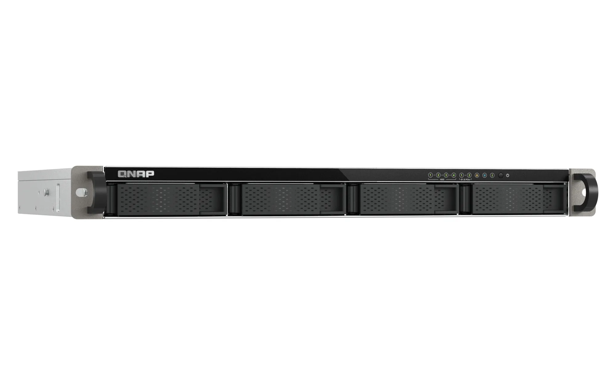 QNAP TS-H665U-RP-8G - Rackmonterad NAS-server, Svart
