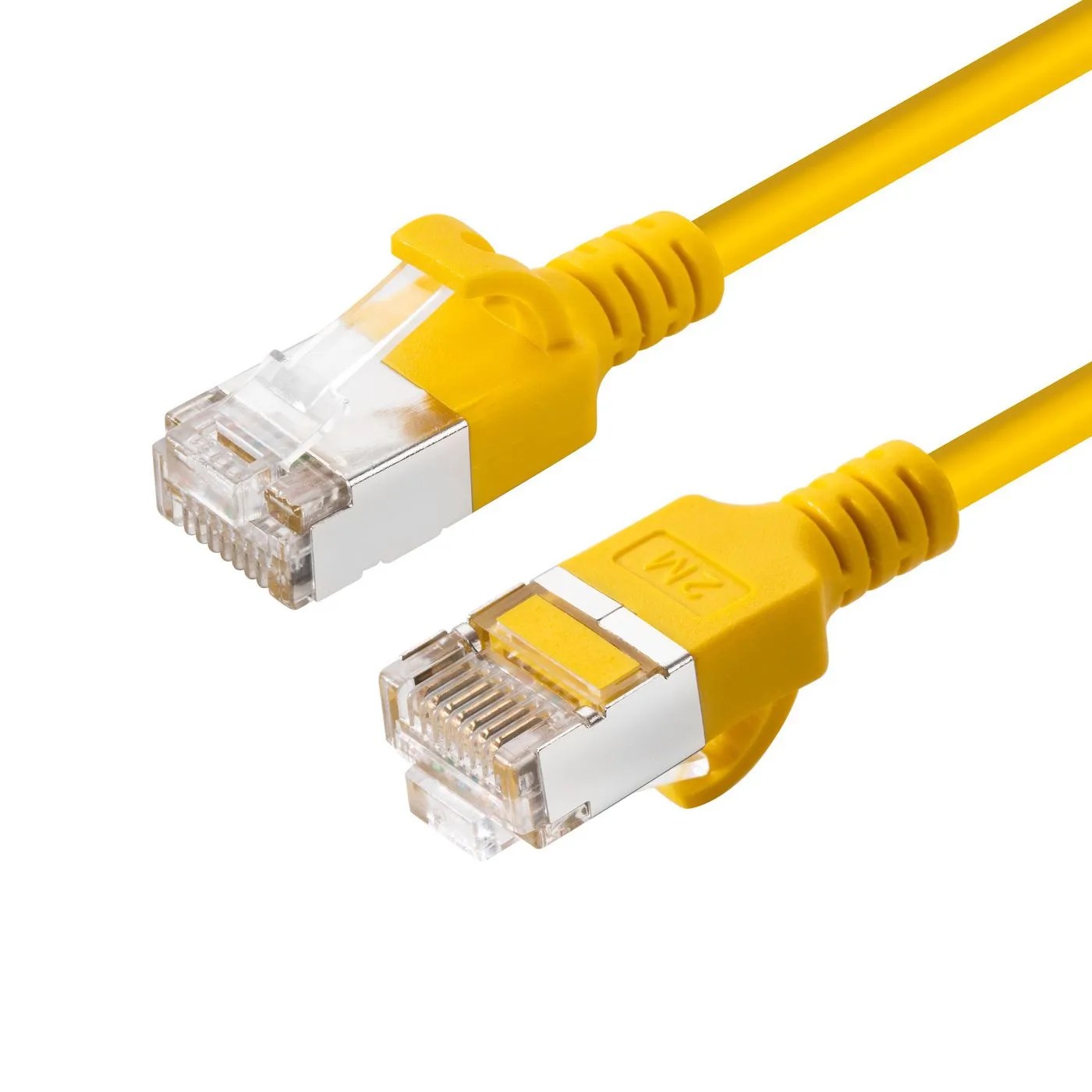 MicroConnect Cat6a U/FTP Slim  - network cable, 7.5 m, Yellow