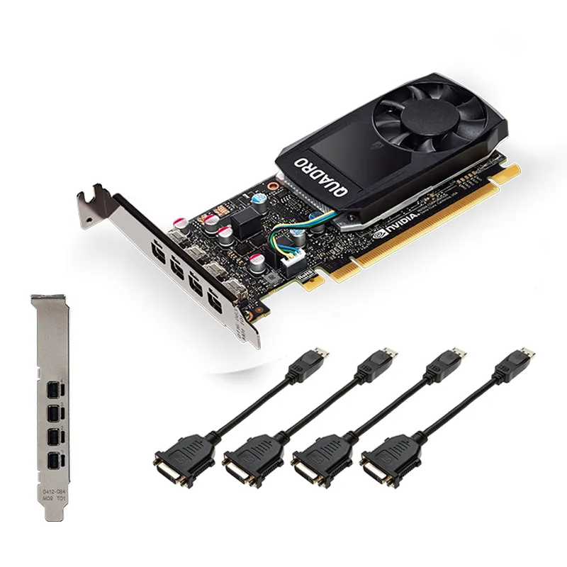 NVIDIA Quadro P1000 DVI - N&auml;yt&ouml;nohjain - Quadro P1000 - 4 GB GDDR5 - PCIe 3.0 x16 matala profiili - 4 x Mini DisplayPort - v&auml;hitt&auml;ismyynti