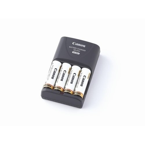 Canon CBK 4-300 - Akkulaturi - 4xAA -sis&auml;ltyv&auml;t paristot: 4 x AA NiMH 2500 mAh malleihin PowerShot A1000, A1100, A2100, A480, A490, A495, E1, SX1, SX10, SX110,
