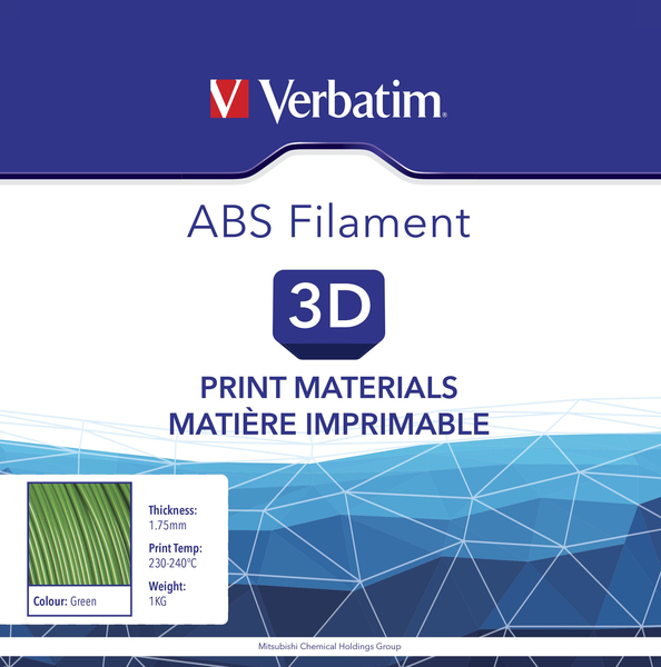 ABS 3D Filament, Green