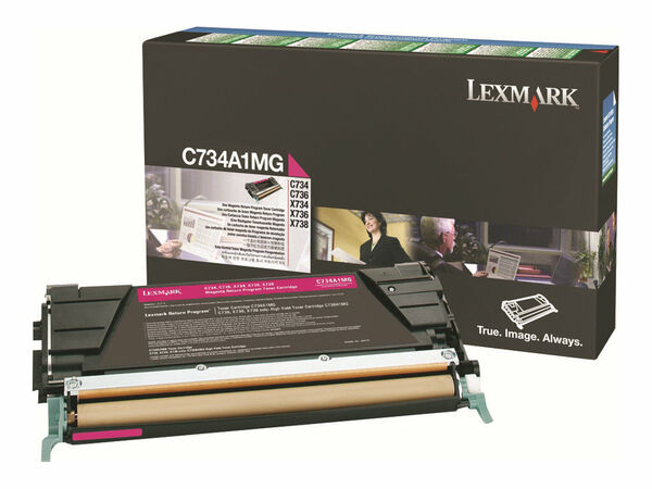 Lexmark C734A1MG Toner cartridge, Magenta