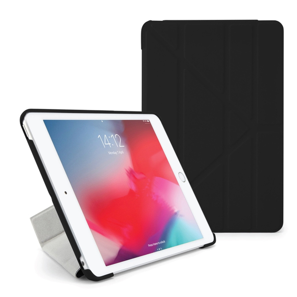 Pipetto Origami Case, iPad Mini 5 -suojakotelo, Musta
