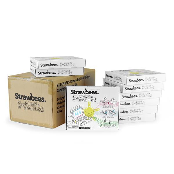 Strawbees Coding - Robotics School Bundle- 12-pack Quirkbot