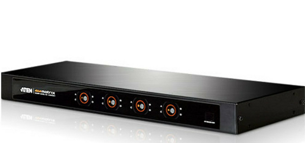 ATEN HDMI-matrix, 4 ing&aring;ngar till 4 utg&aring;ngar, 19-pin ho, fj&auml;rr, sva