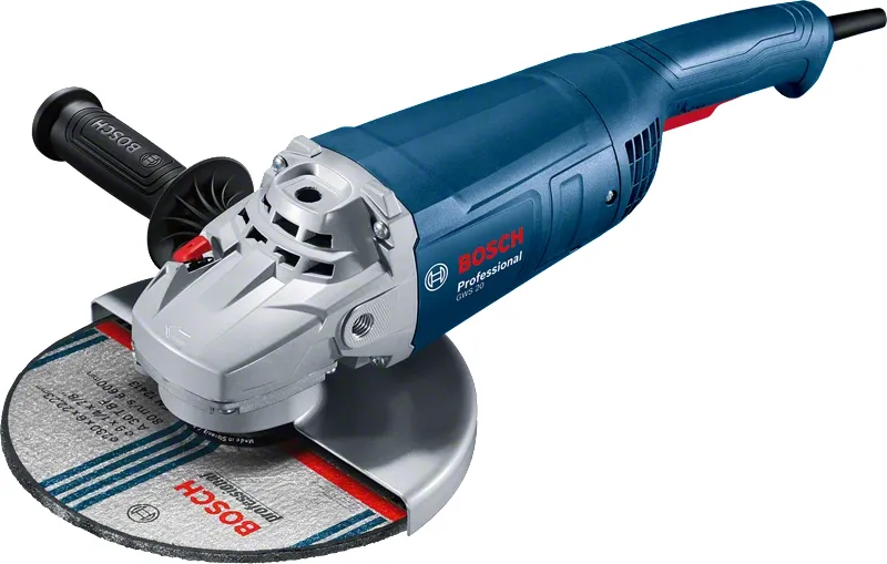 Bosch angle grinder GWS 20-230 P Professional (blue, 2,000 watts, incl. Diamond cutting disc)