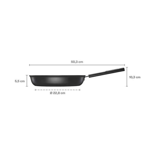 Fiskars Hard Face - frying pan, 28 cm, ceramic
