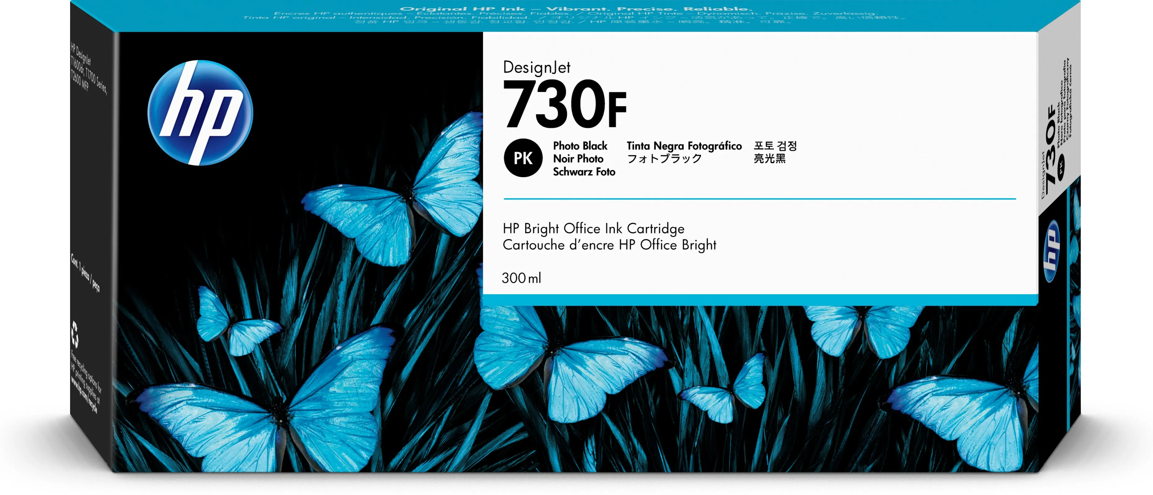 HP 730F 300ml Photo Blk DesignJet Ink Cr