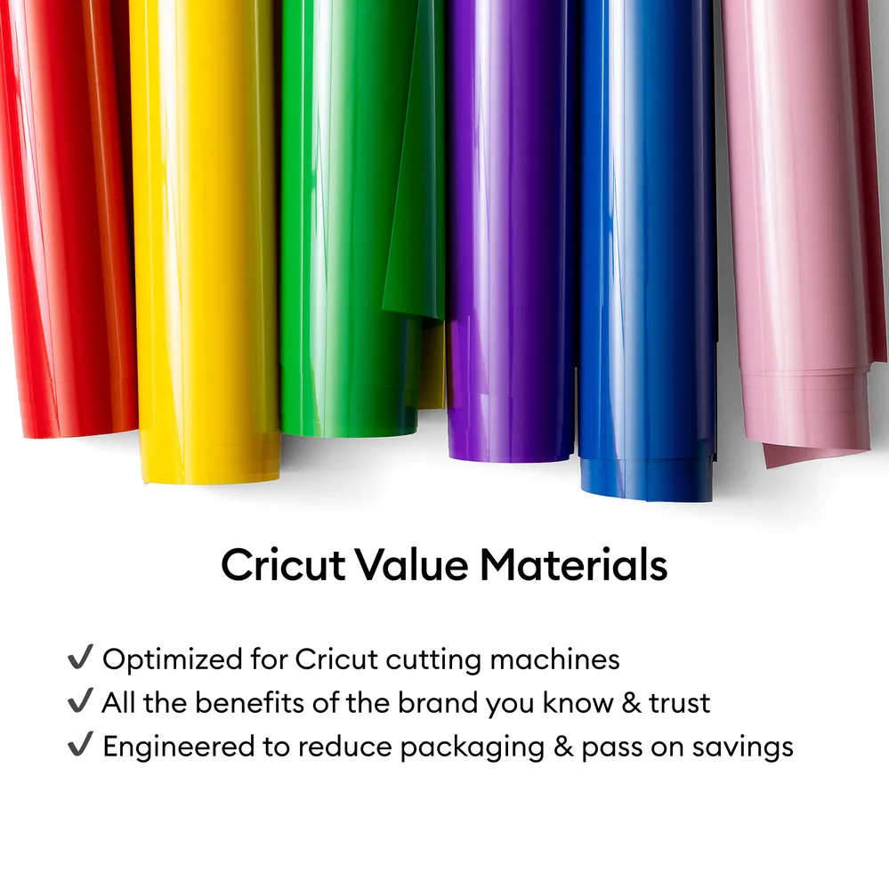 Cricut Smart Iron-On - matless heat transfer vinyl, Black, 0.9m