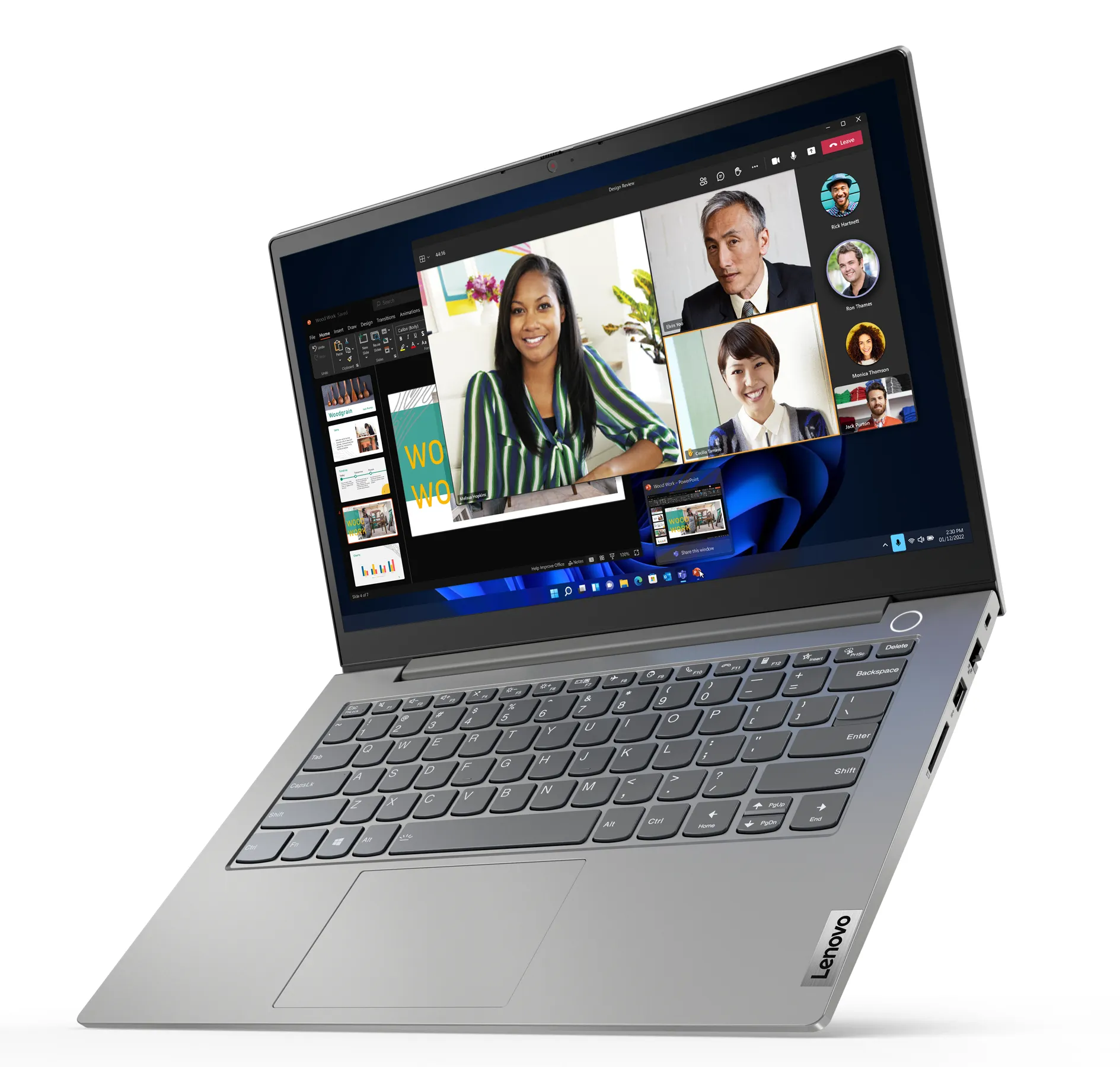 Lenovo ThinkBook 14 G4 ABA 14" Ryzen 5 5625U, 8 Gt, 256 Gt, Win 11 Pro -kannettava, harmaa