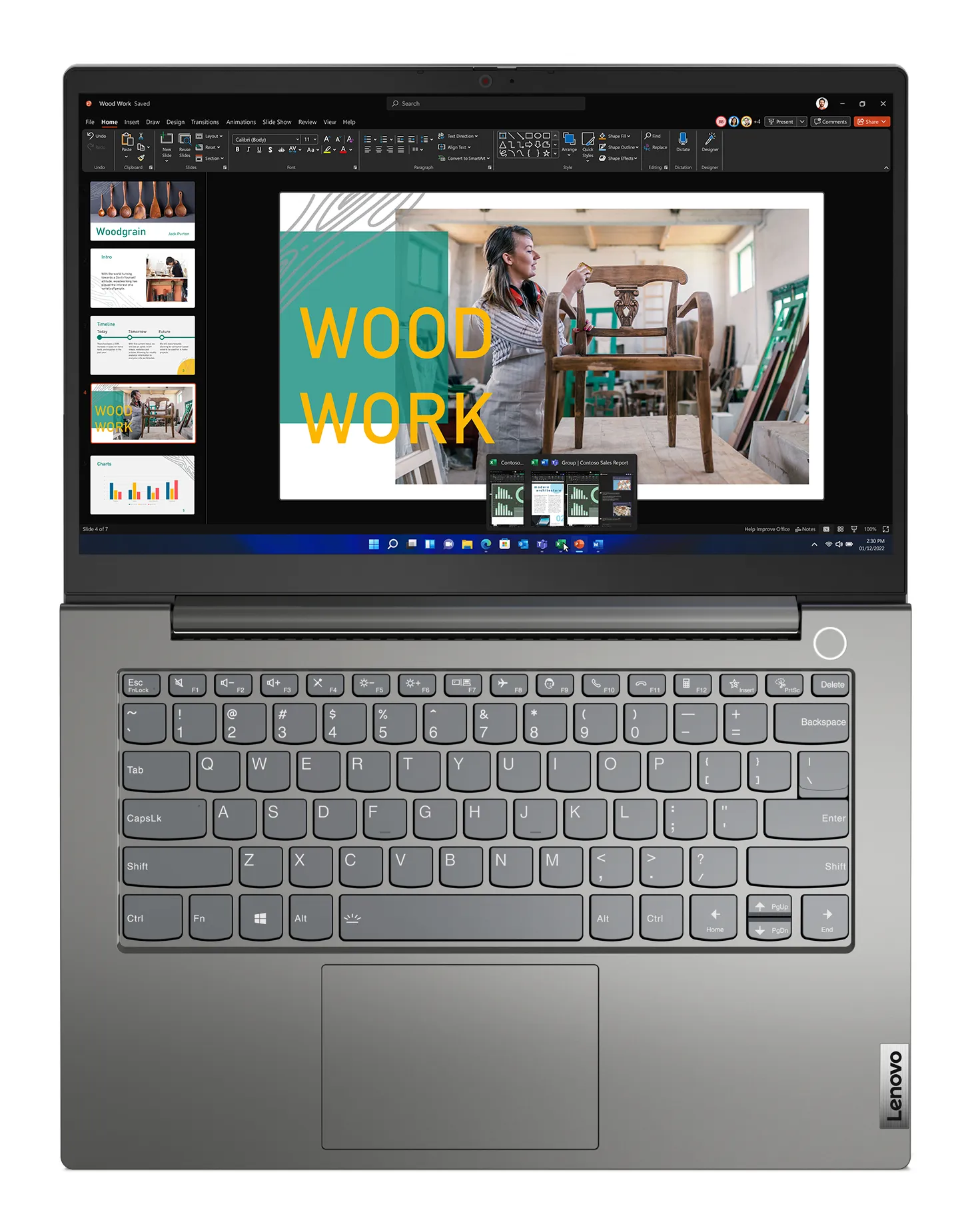 Lenovo ThinkBook 14 G4 ABA 14" Ryzen 5 5625U, 8 Gt, 256 Gt, Win 11 Pro -kannettava, harmaa