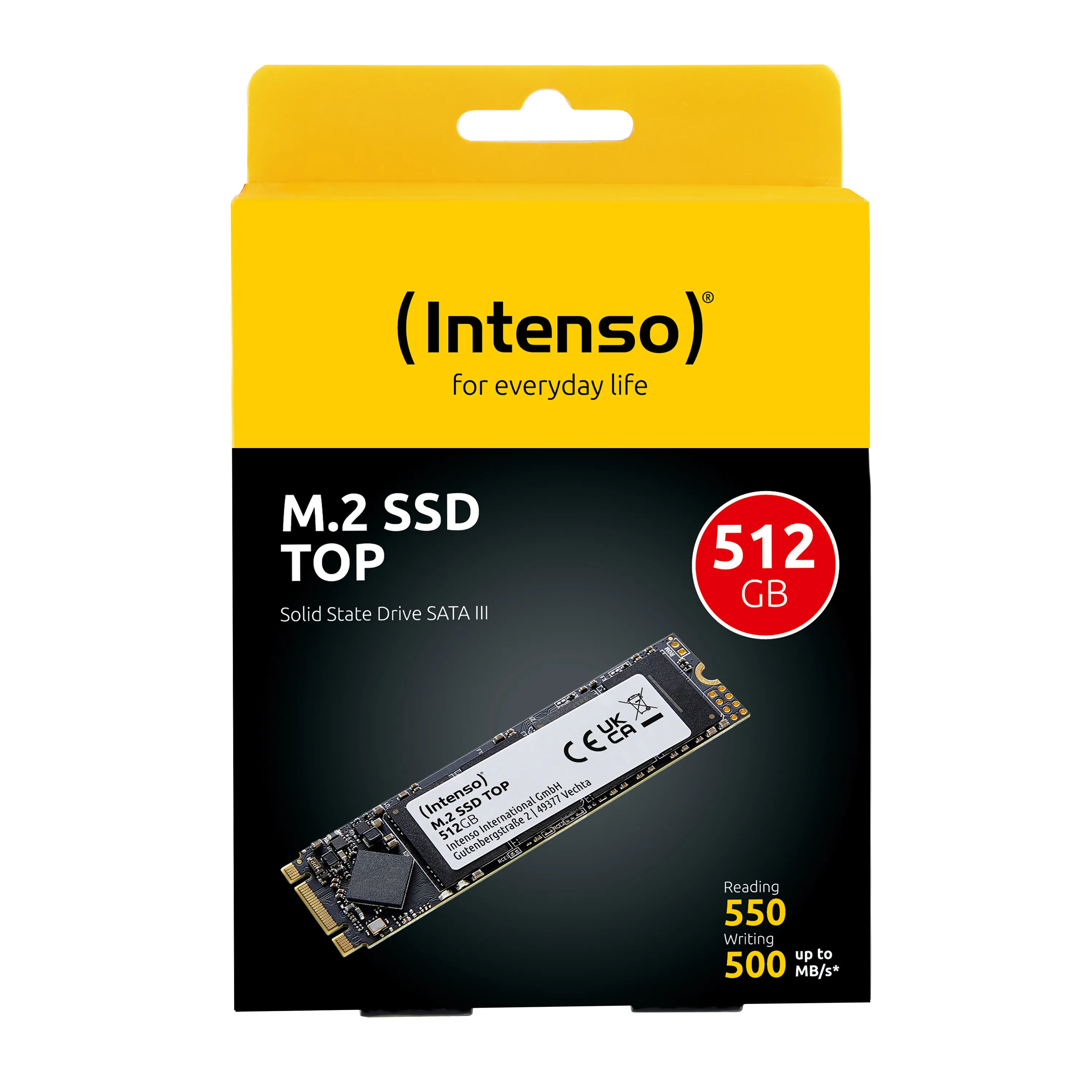 Intenso Top Performance 512 Gt M.2 SATA -SSD-levy