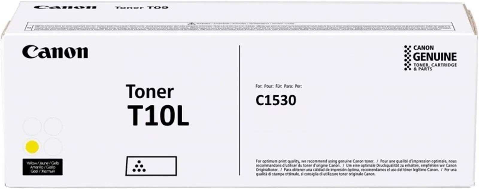 Canon T10L -laservärikasetti, keltainen
