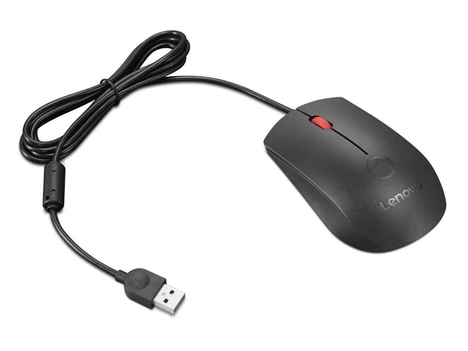 Lenovo Fingerprint Biometric Gen3 USB -hiiri, Musta