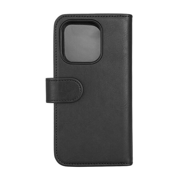 GEAR Wallet 7 Cards MagSeries, iPhone 15 Pro - 2-in-1 Wallet Case, Black