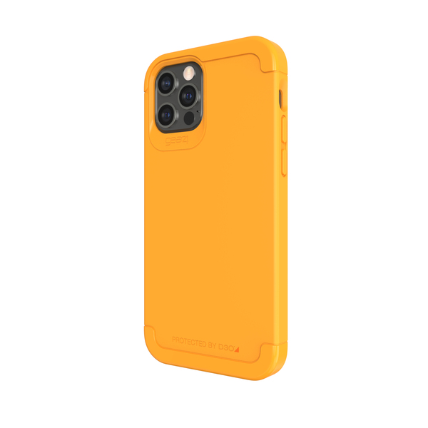 Gear4 Wembley Palette, iPhone 12 / 12 Pro - Case, Saffron Yellow