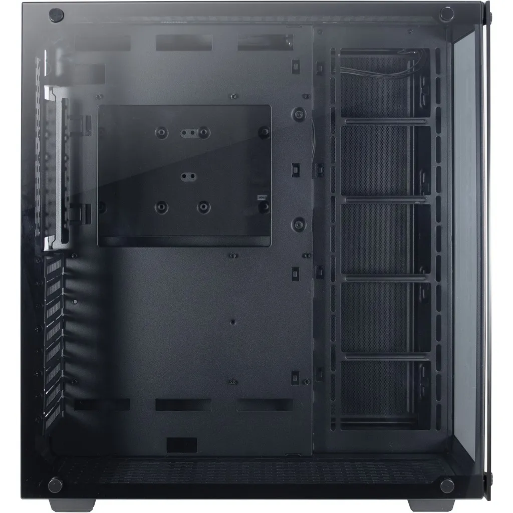 Inter-Tech C-701 Panorama Full-Tower Case with window, Black