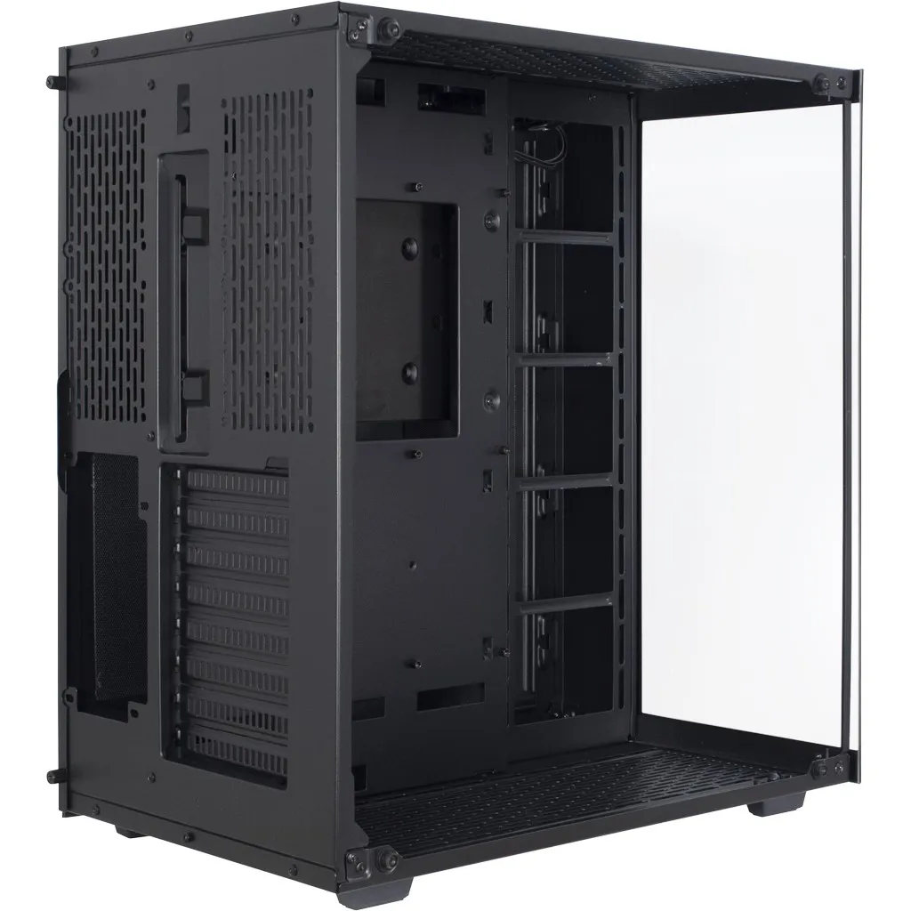 Inter-Tech C-701 Panorama Full-Tower Case with window, Black