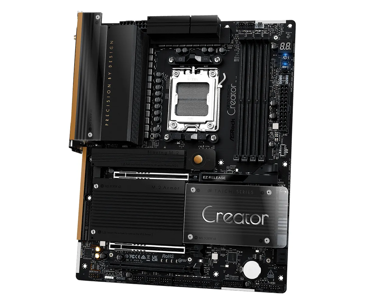 ASRock X870 Taichi Creator WiFi 7 AM5 ATX Motherboard