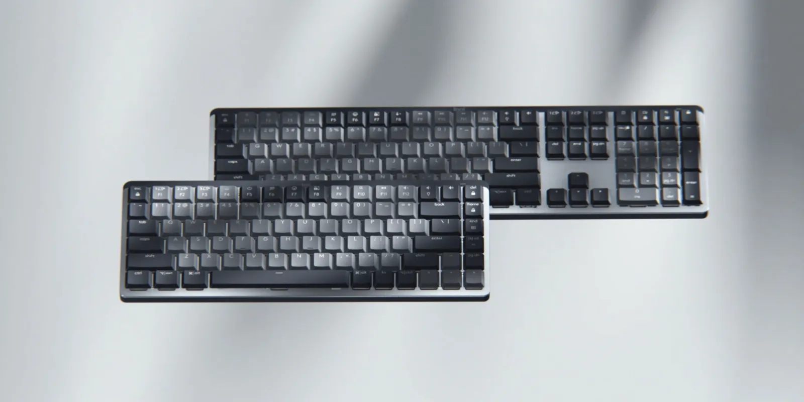 Logitech MX Keys Mechanical Mini -langaton näppäimistö, tactile quiet, grafiitti