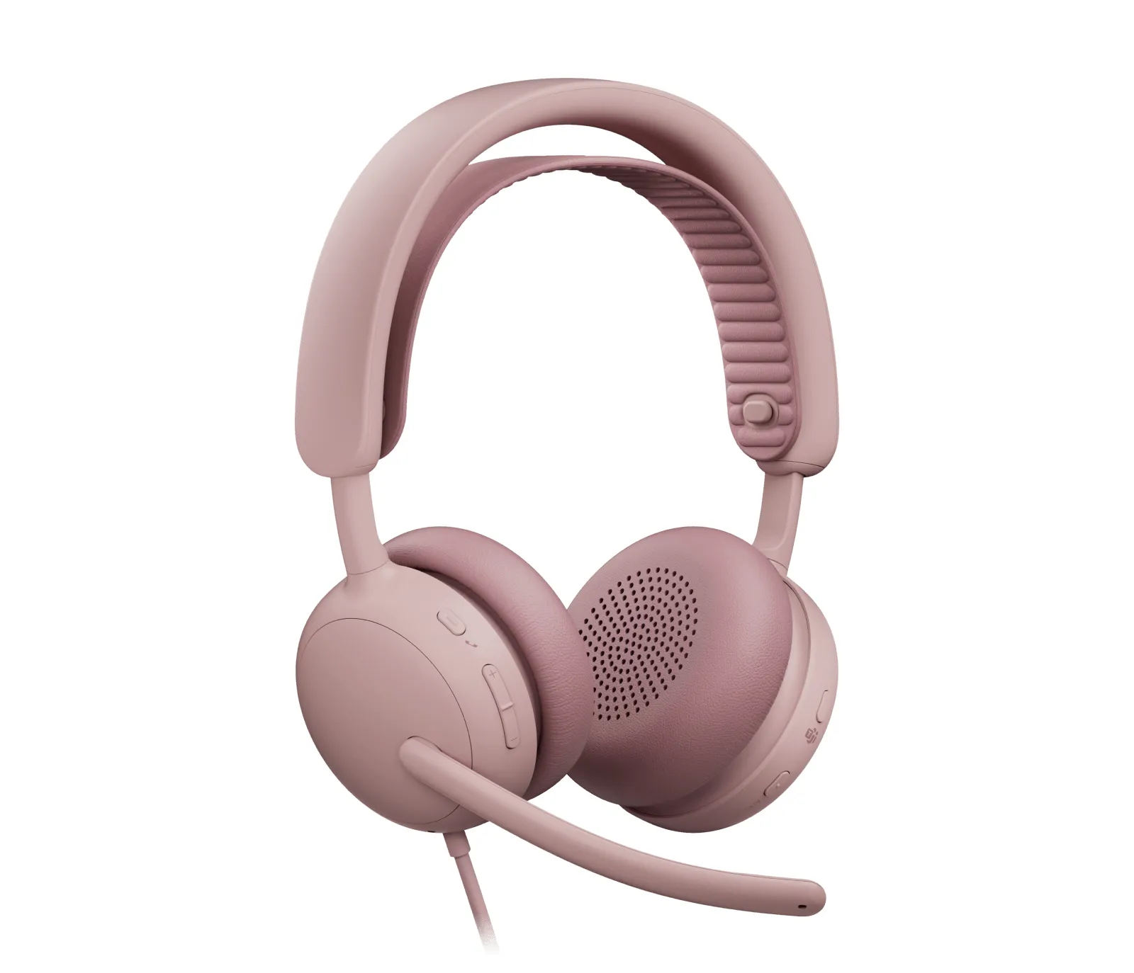 Logitech Zone Wired 2 for Business -kuulokemikrofoni, roosa