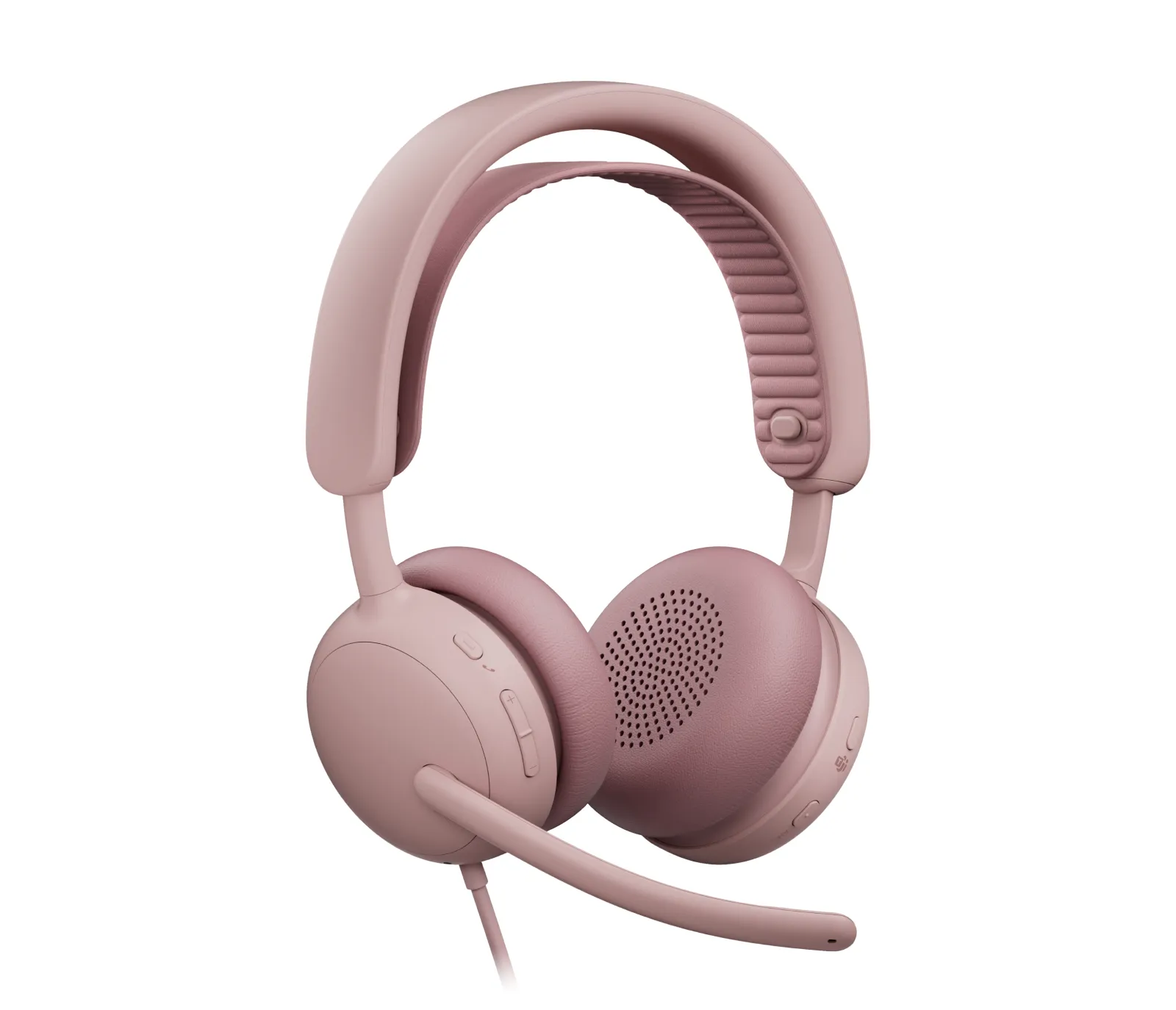 Logitech Zone Wired 2 for Business -kuulokemikrofoni, roosa