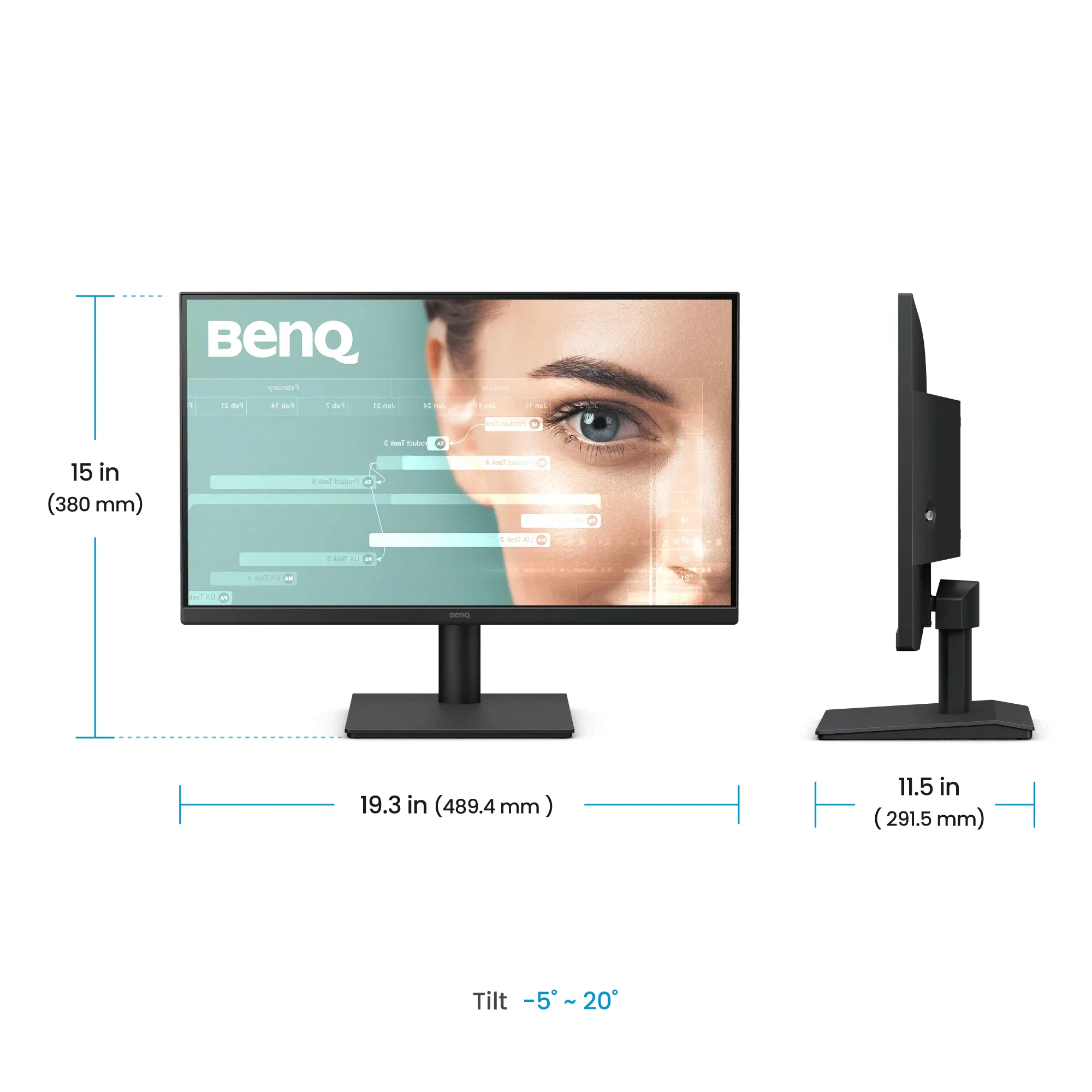 BENQ GW2291 21.5" Full HD, IPS sk&auml;rm
