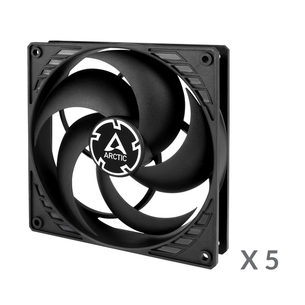 Arctic P14, PWM PST, 140mm - case fan, black, 5pcs