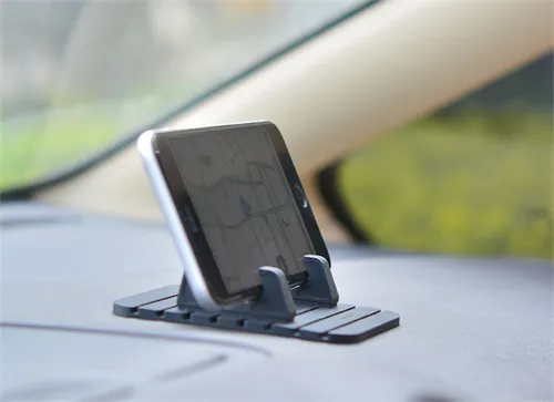 DELTACO silikoninen teline &auml;lypuh. ja tableteille, liukueste, musta