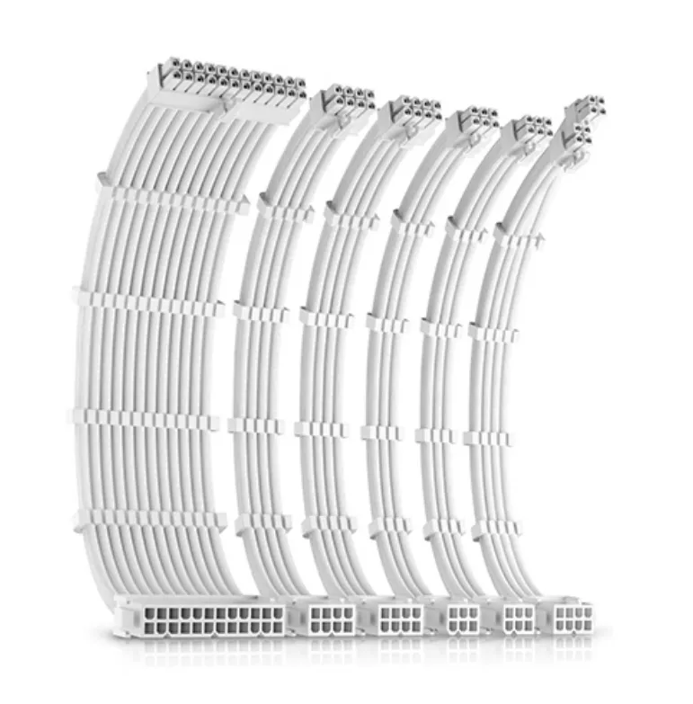 Antec White PSU extension cables with 2 x PCI-E 8pin connectors