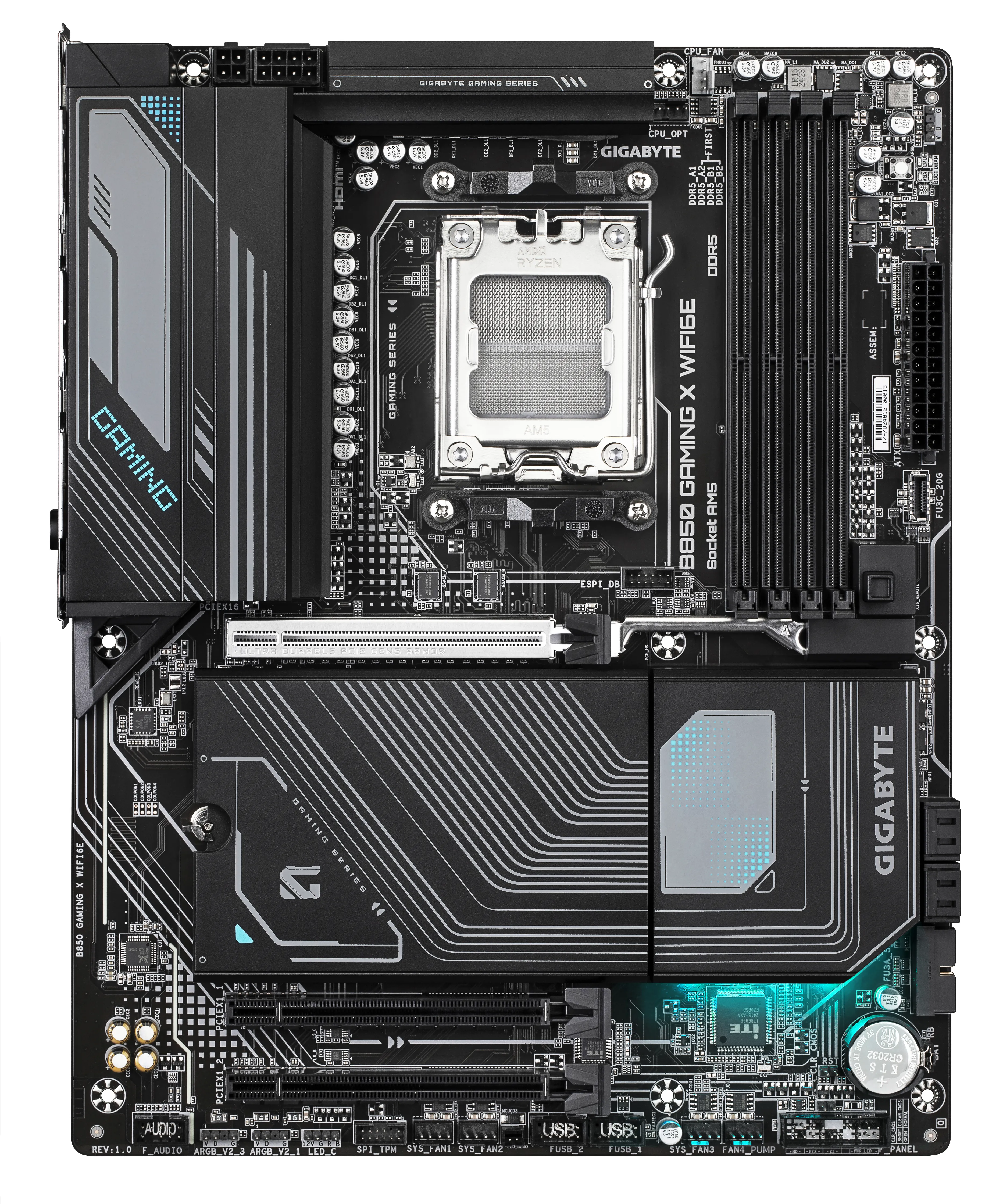 Gigabyte B850 Gaming X WiFi 6E AM5 ATX - motherboard