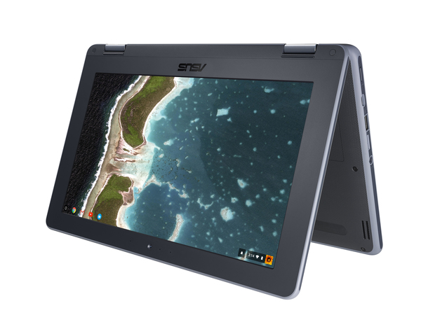 ASUS Chromebook | 11.6" HD Touch | Intel Celeron N3350	1,10 GHz | 4 GB RAM | 32 GB EMMc | Intel HD 510 | Chrome OS