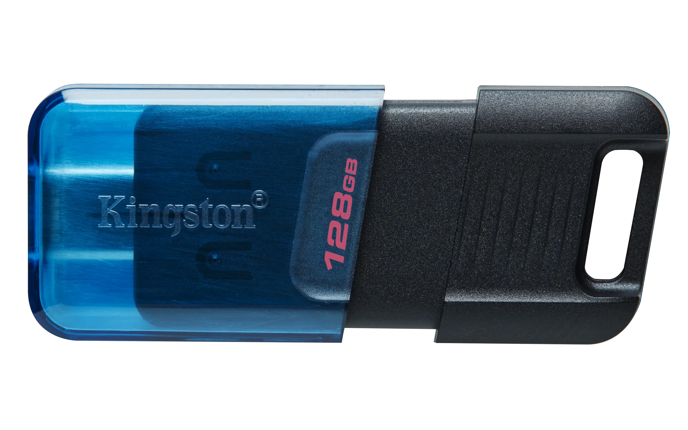 Kingston DataTraveler 80 M USB-C 3.2 Gen 1 128GB memory stick, Black/Blue