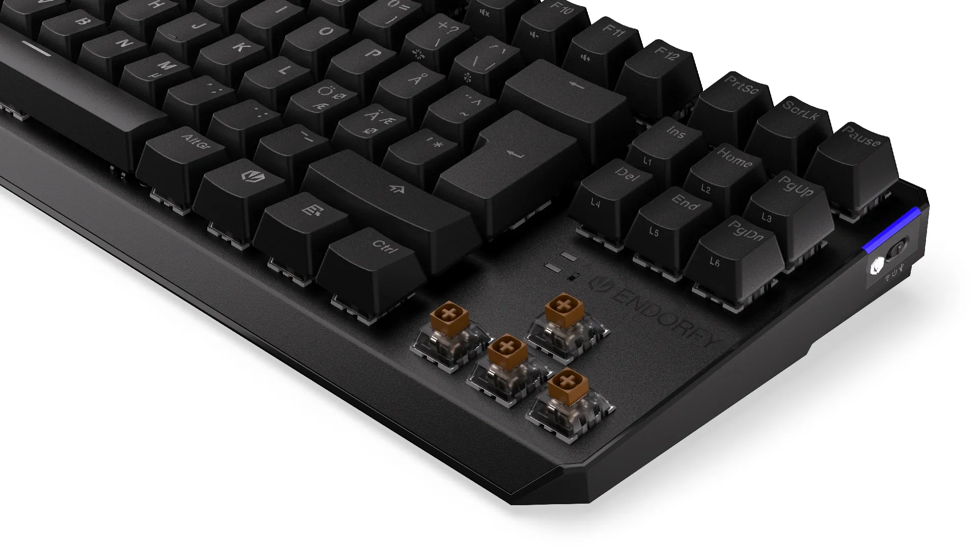Endorfy Thock TKL Kailh Box Brown - wireless gaming keyboard
