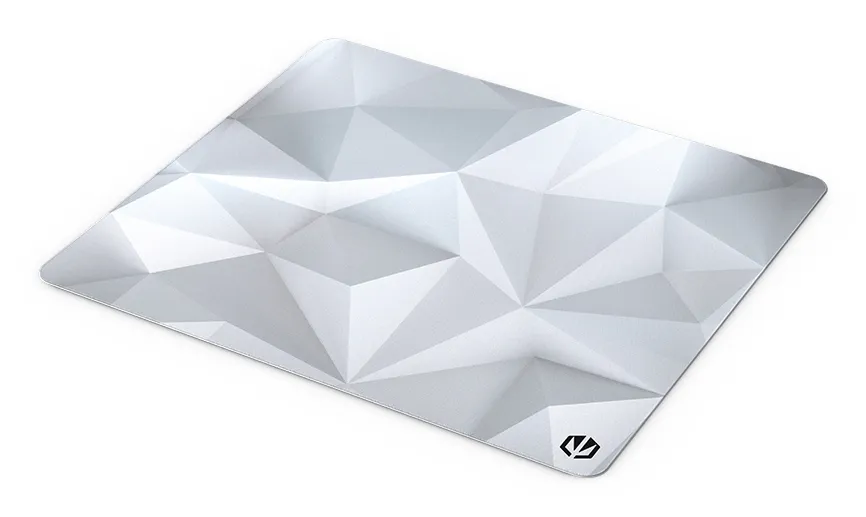 Endorfy Crystal L - gaming mousepad, Onyx White, 450x400mm