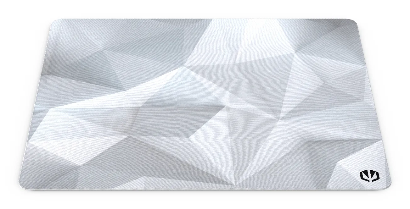 Endorfy Crystal L - gaming mousepad, Onyx White, 450x400mm