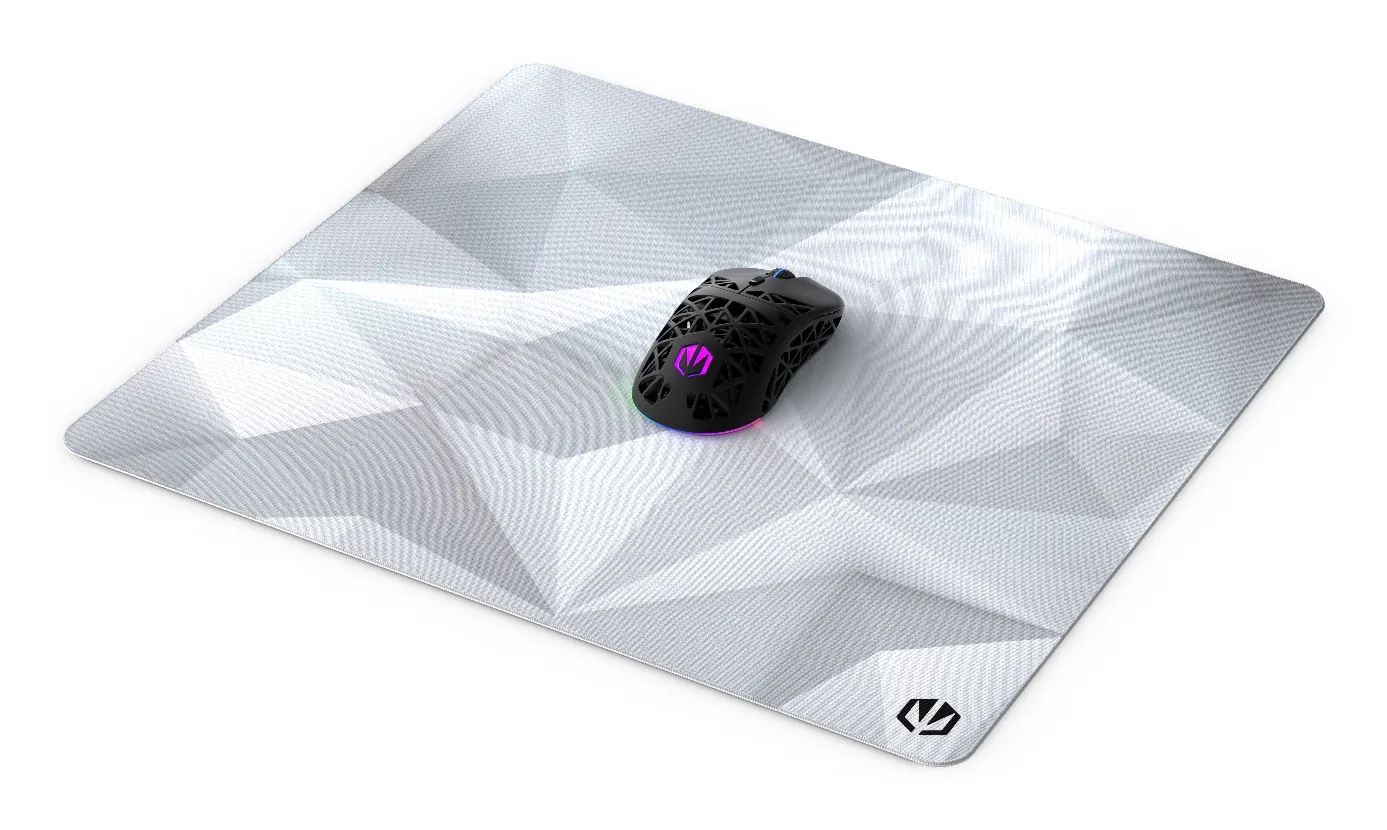 Endorfy Crystal L - gaming mousepad, Onyx White, 450x400mm