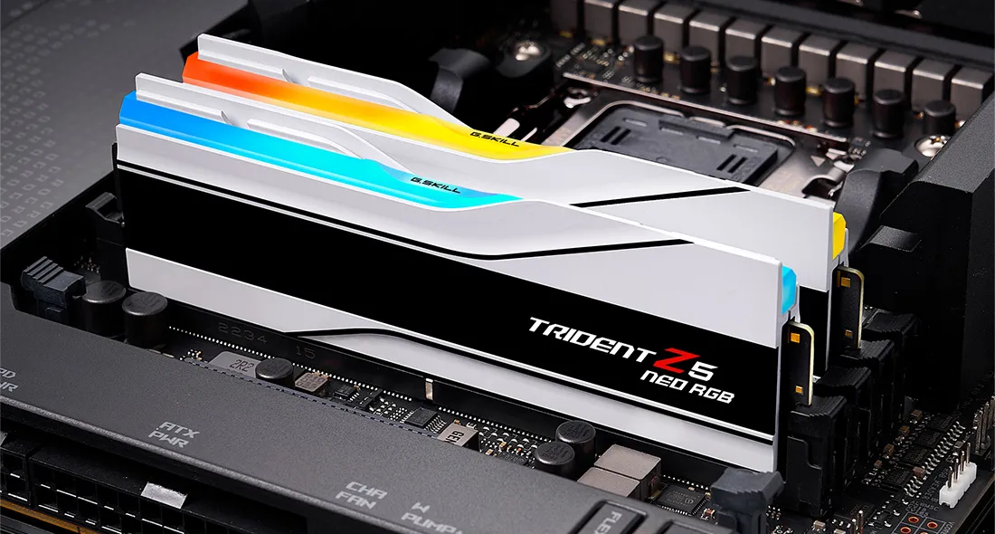 G.Skill Trident Z5 Neo RGB 64 GB (2 x 32 GB) DDR5 6000 MT/s, CL36 - minne