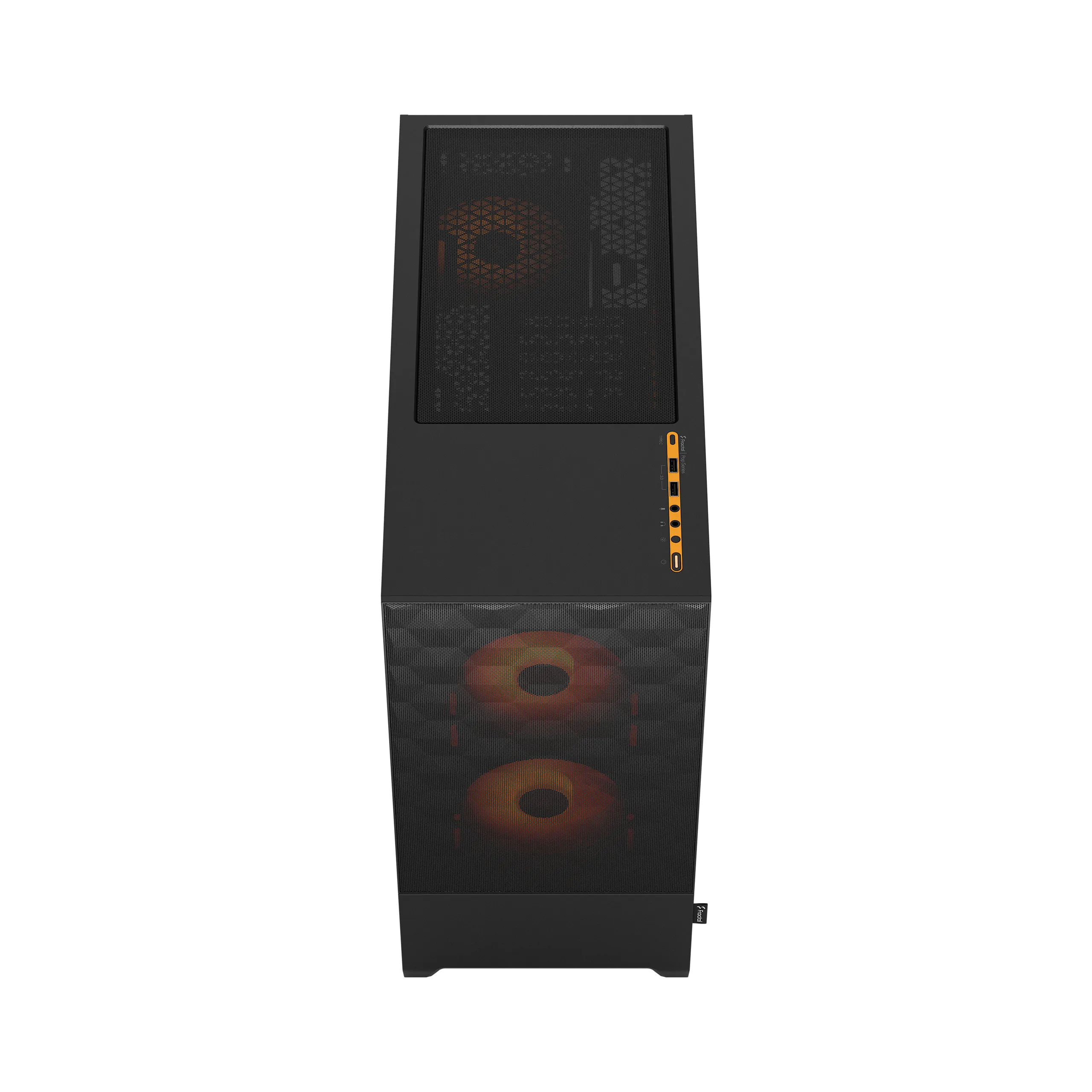 Fractal Design Pop Air RGB - Mid Tower case with window, Orange Core / Clear Tint Fractal Design Pop Air RGB - Mid Tower case with window, Orange Core / Clear Tint
