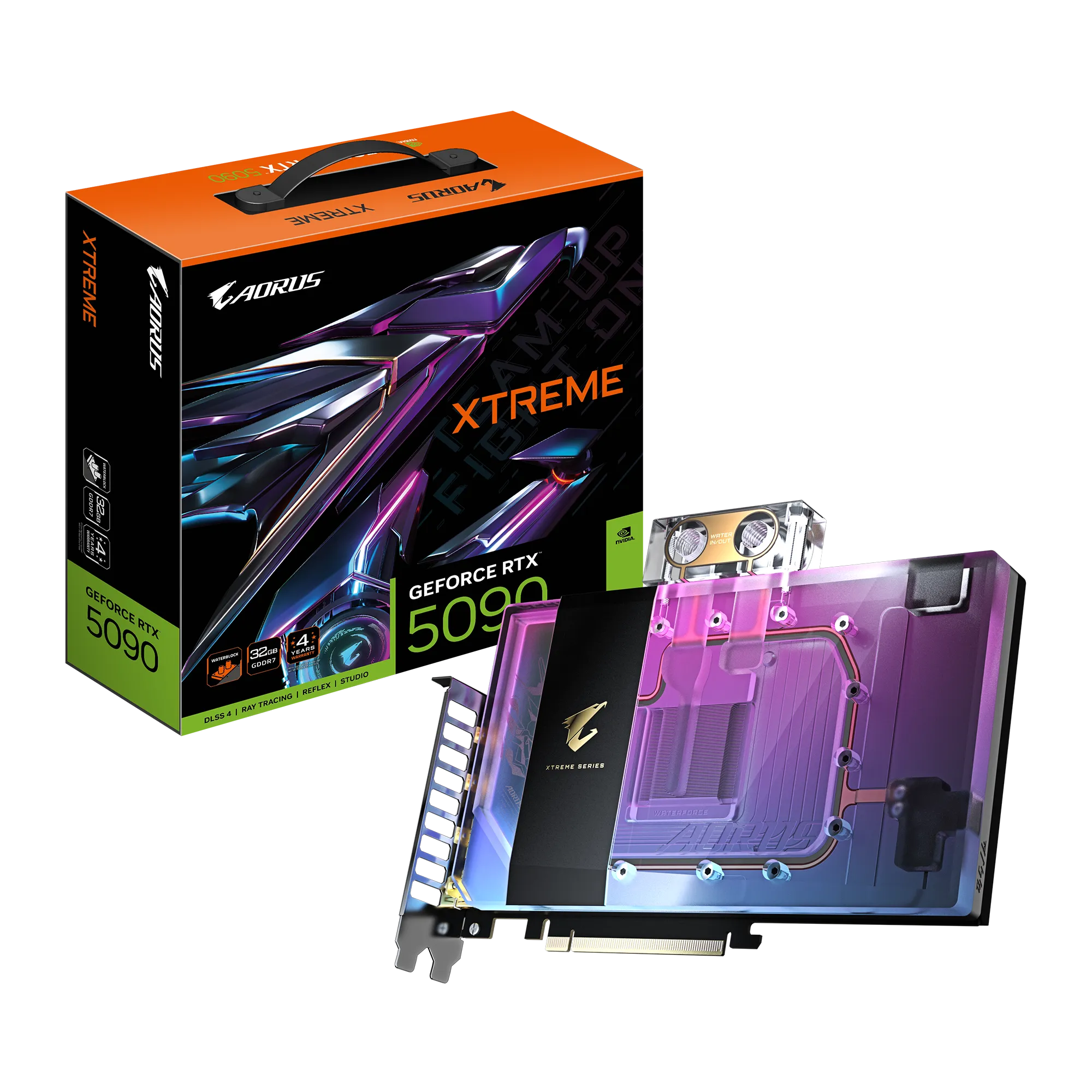Gigabyte GeForce RTX 5090 Aorus XTREME Waterforce WB 32GB - graphics card + NVIDIA Bundle: Borderlands 4